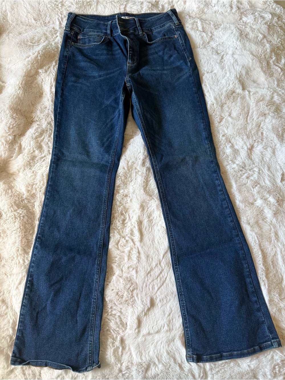 Free People Classic Women's Dark Blue Bootcut Jeans - Size 32